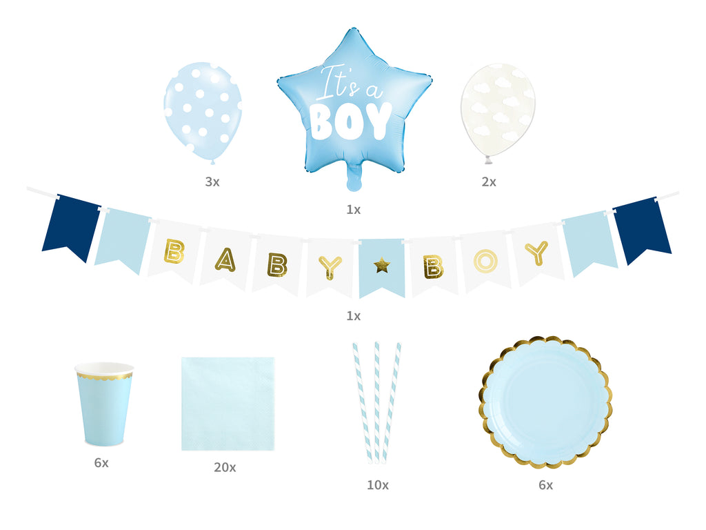 ITs A BOY Dekorasjons kit