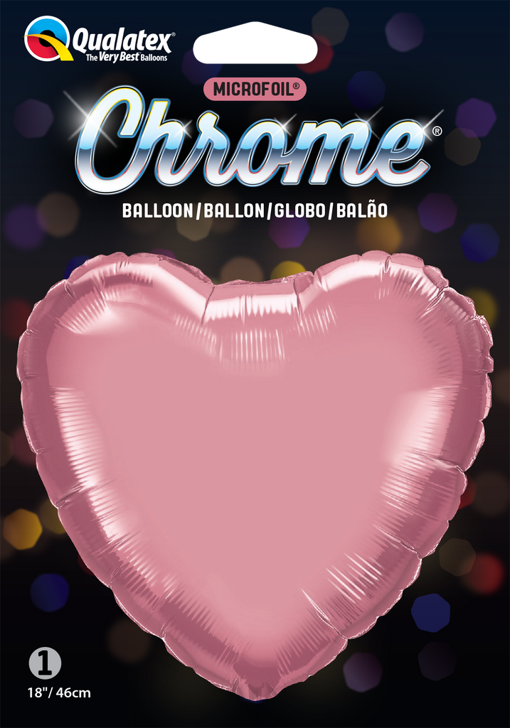 Chrome Pink Heart