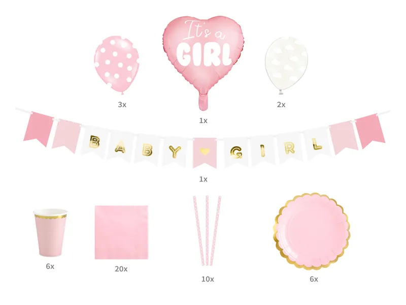ITs A Girl Dekorasjons kit