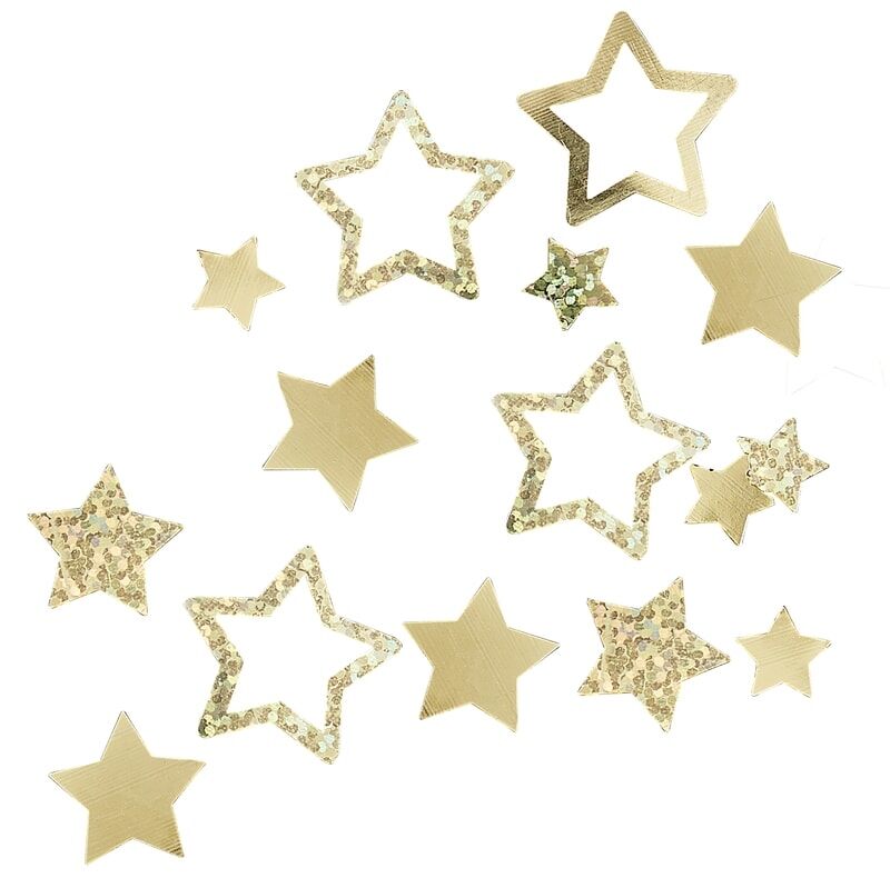 Konfetti - Pop the Bubbly Star Shape Gold